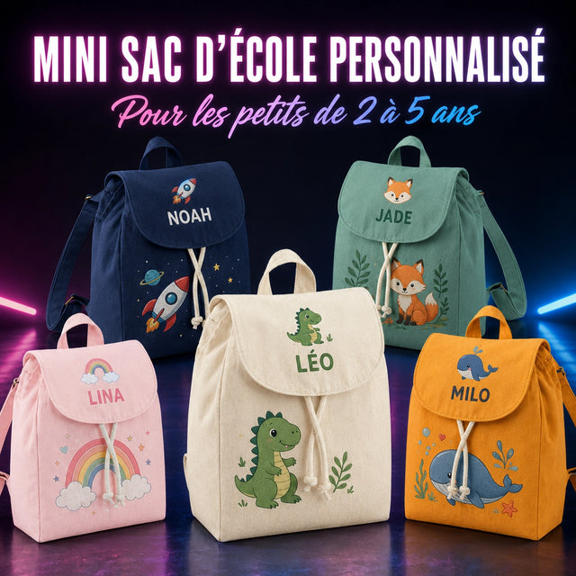 Mini sac à dos enfant personnalisé