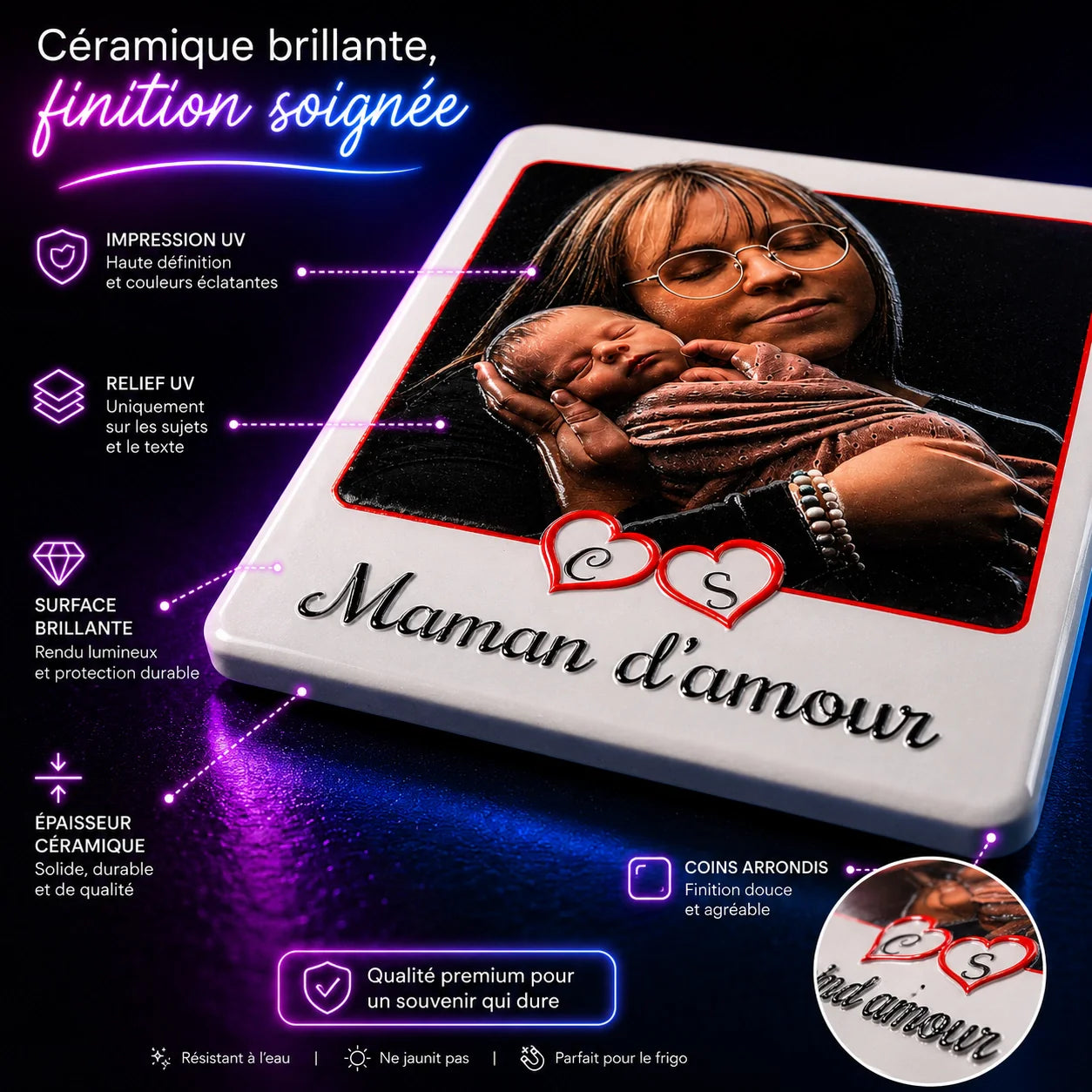 Magnet Photo « D'Amour »
