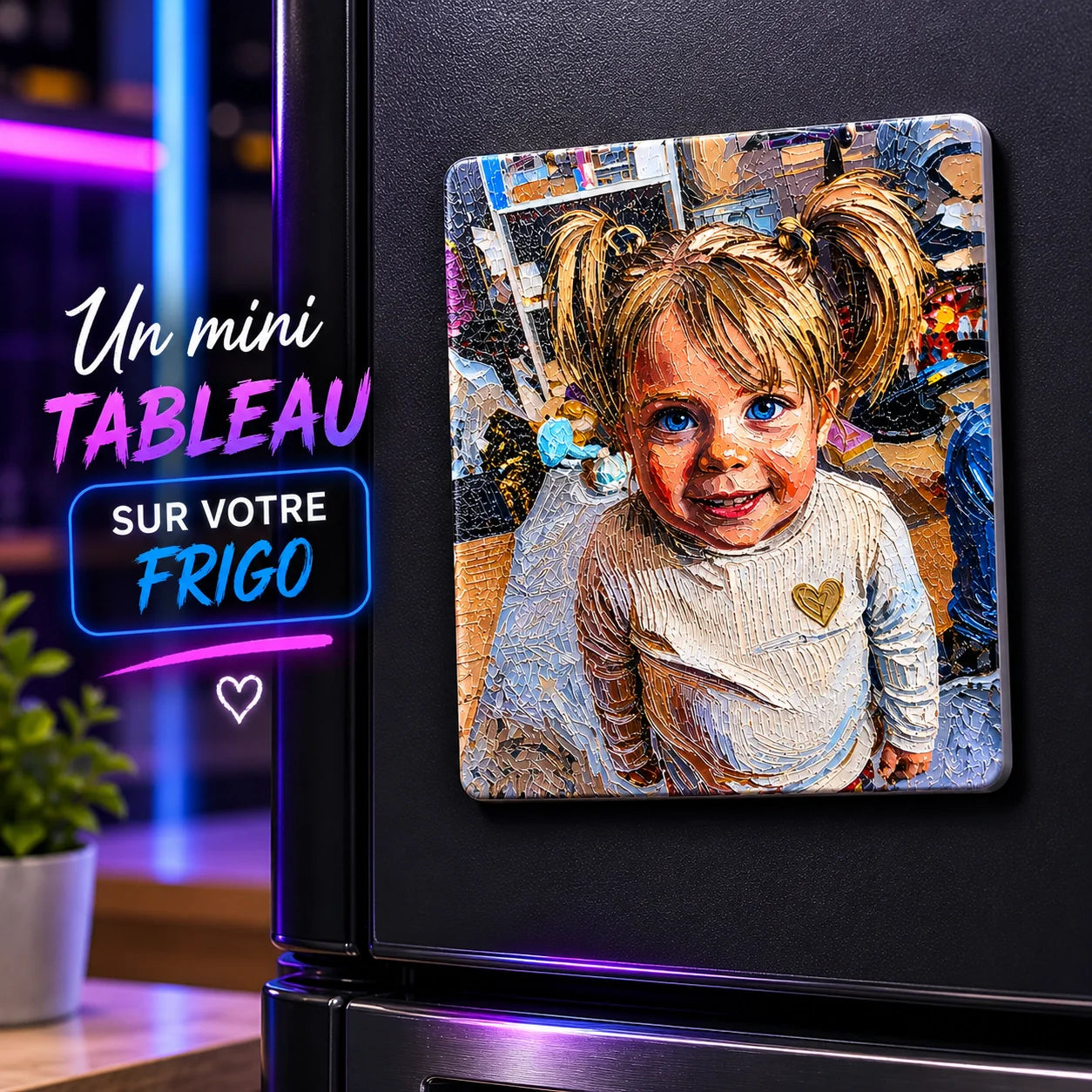 Magnet Effet Peinture — Couteau