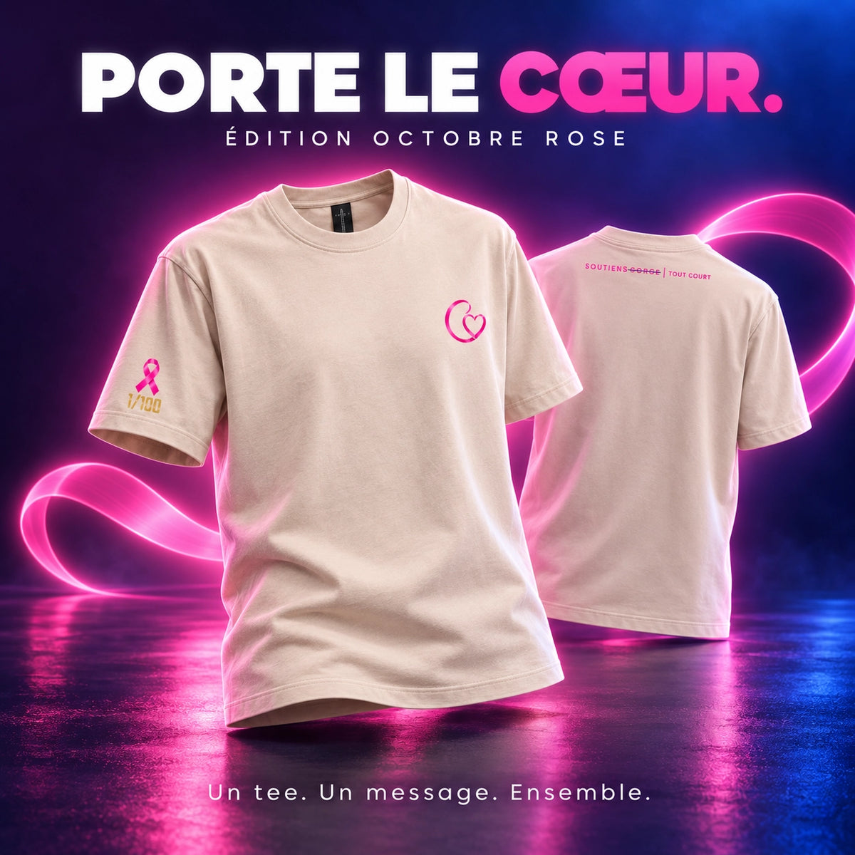 T-shirt Octobre Rose – Édition Limitée /200