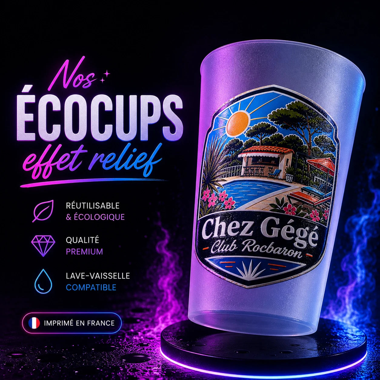 Nos Écocups personnalisés