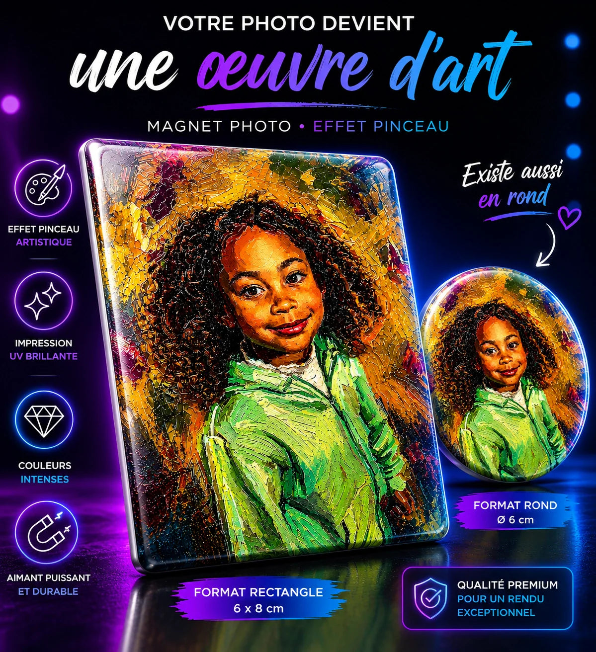 Magnet Effet Peinture — Pinceau