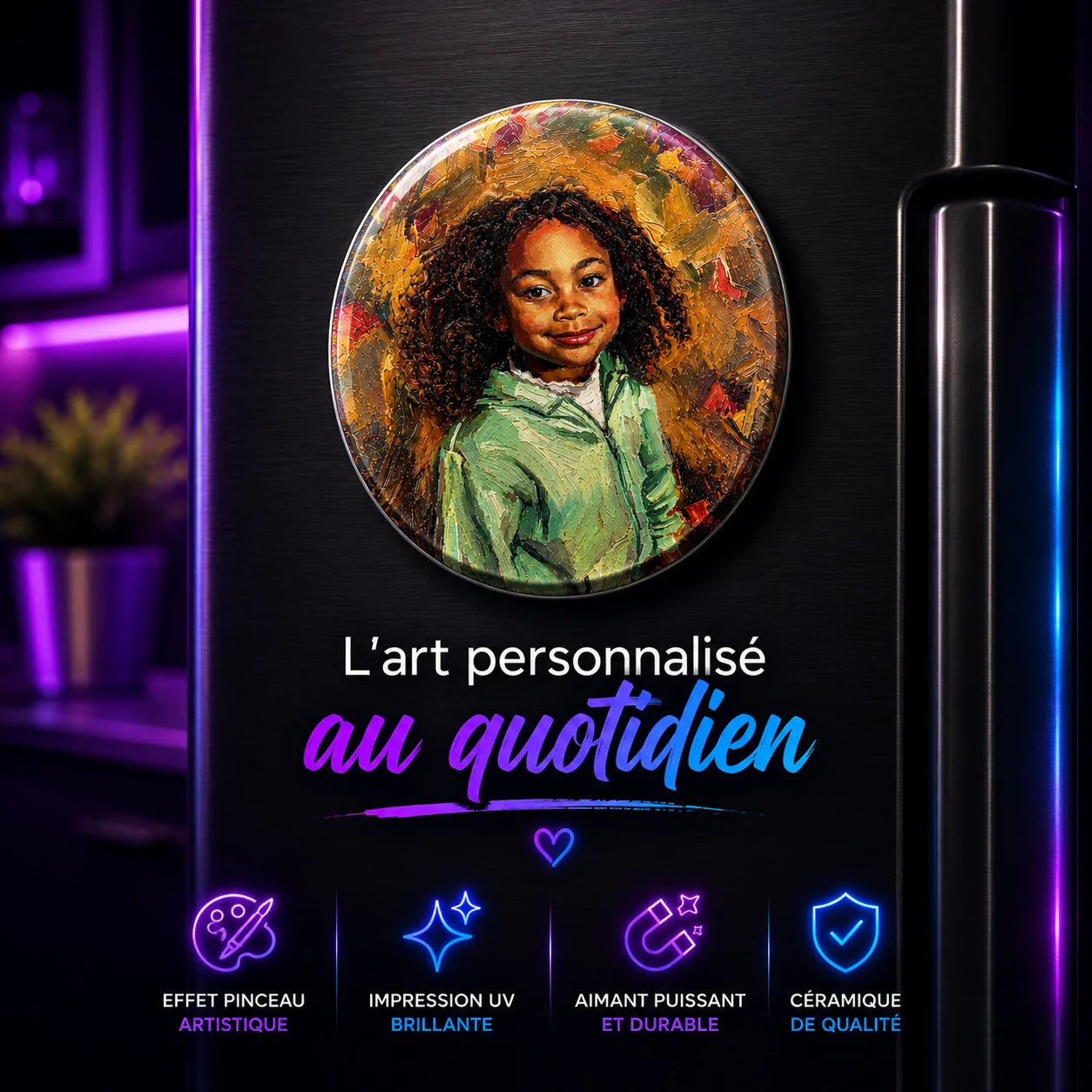 Magnet Effet Peinture — Pinceau