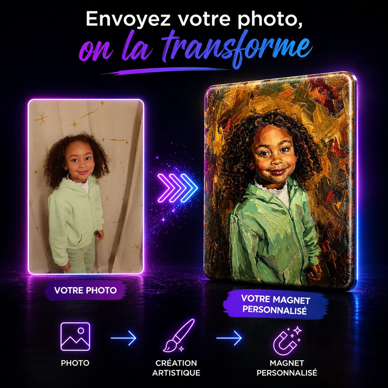 Magnet Effet Peinture — Pinceau