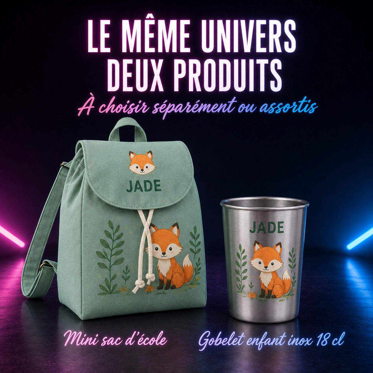 Mini sac à dos enfant personnalisé