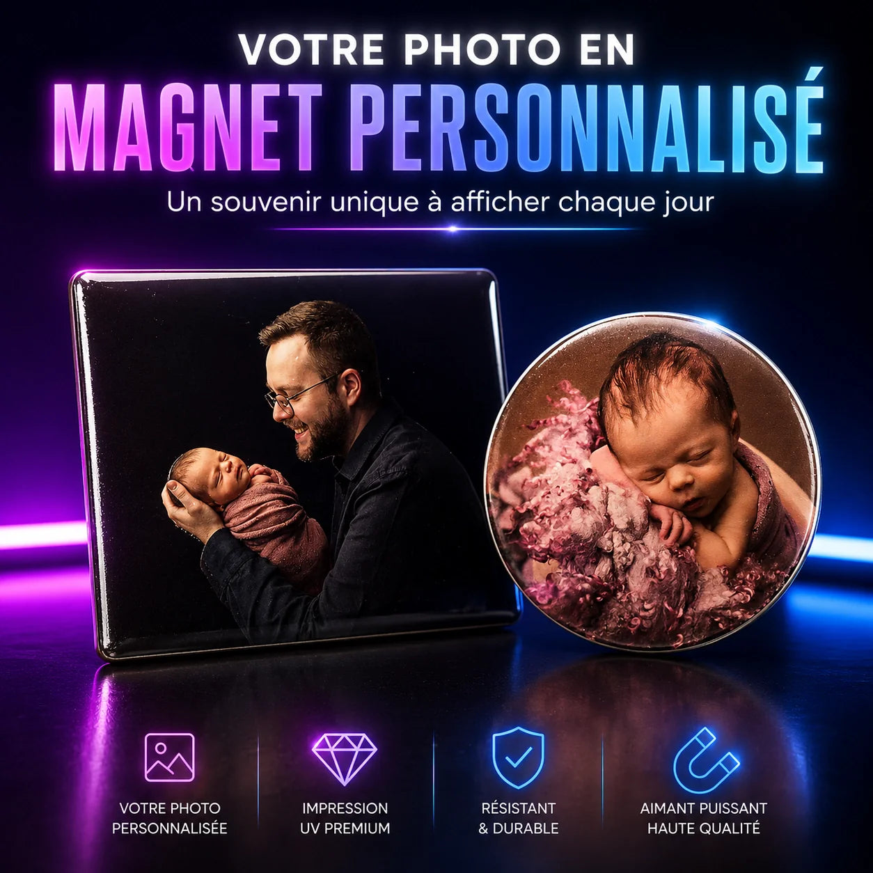 Magnet Photo — Famille