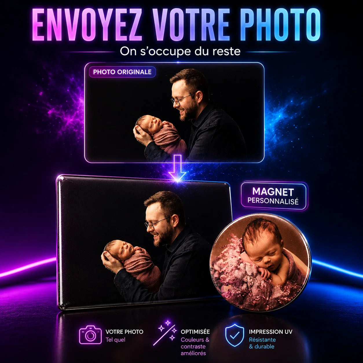 Magnet Photo — Famille