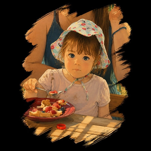 Ambiance animation japonaise, contour pinceau