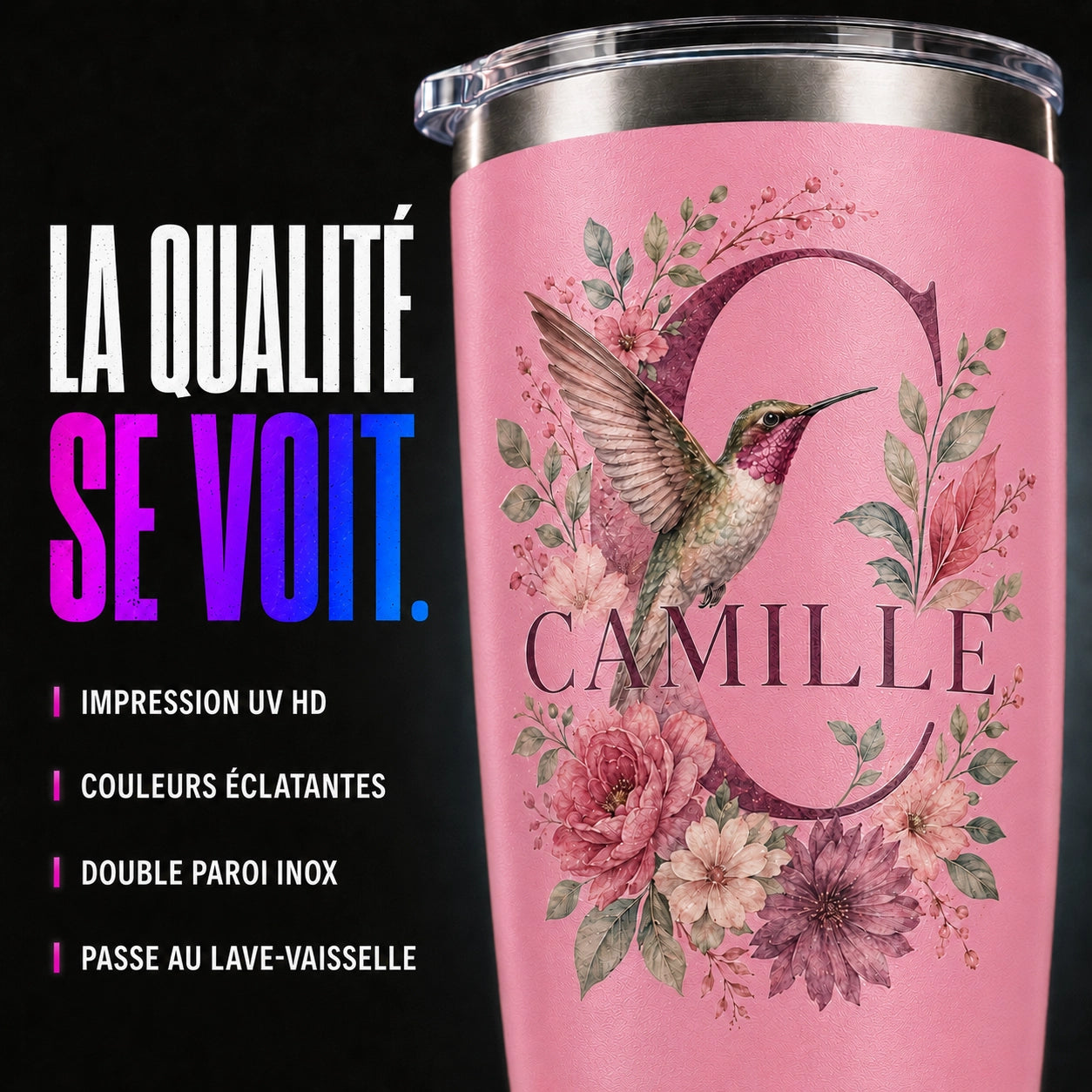 Gobelet isotherme personnalisé — 60 cl