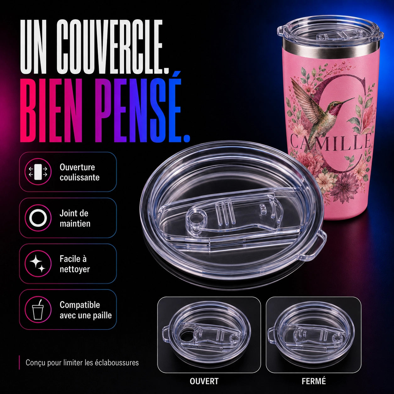 Gobelet isotherme personnalisé — 60 cl